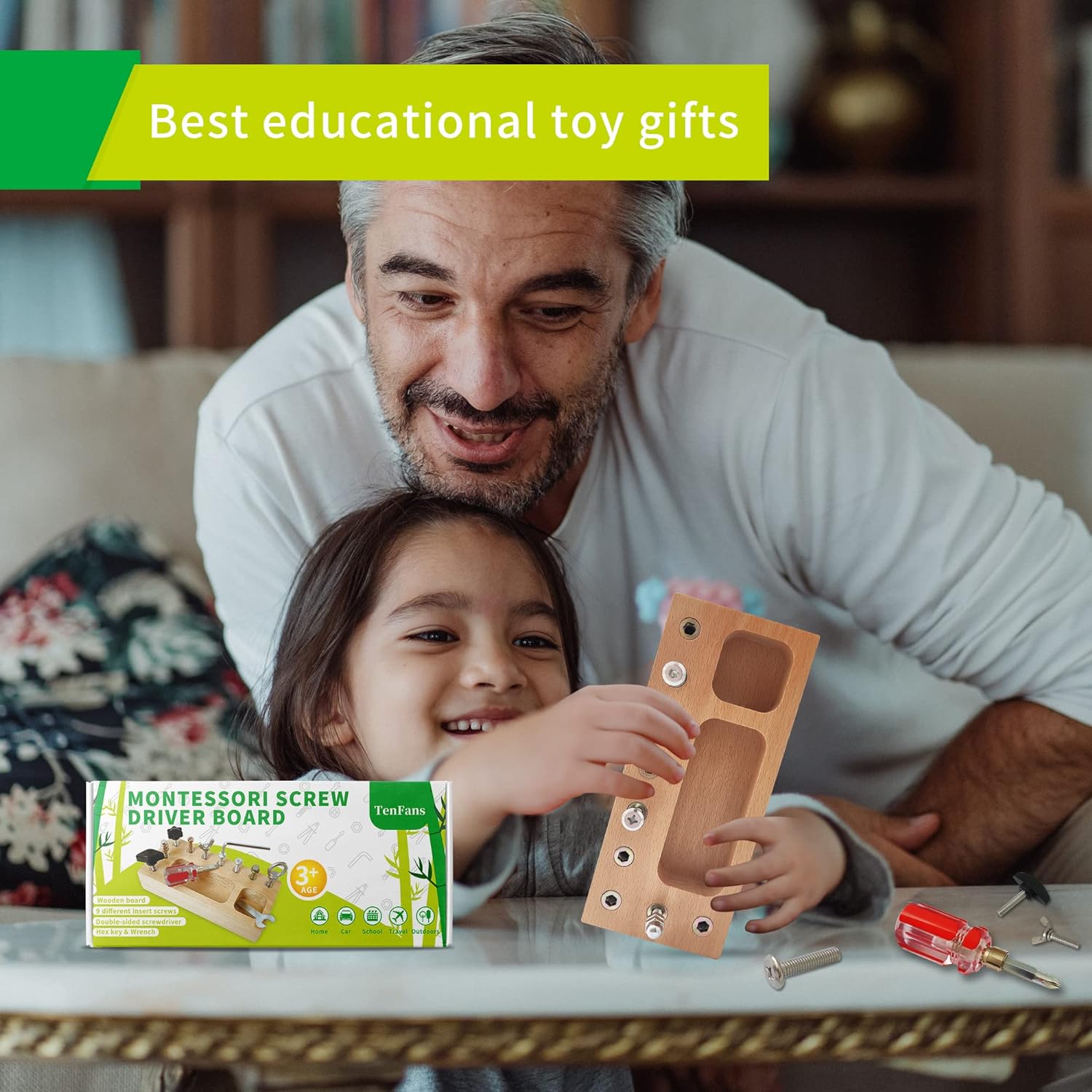 Maliben | Busy Board Toy - Educational Montessori Play Board For Creative Children