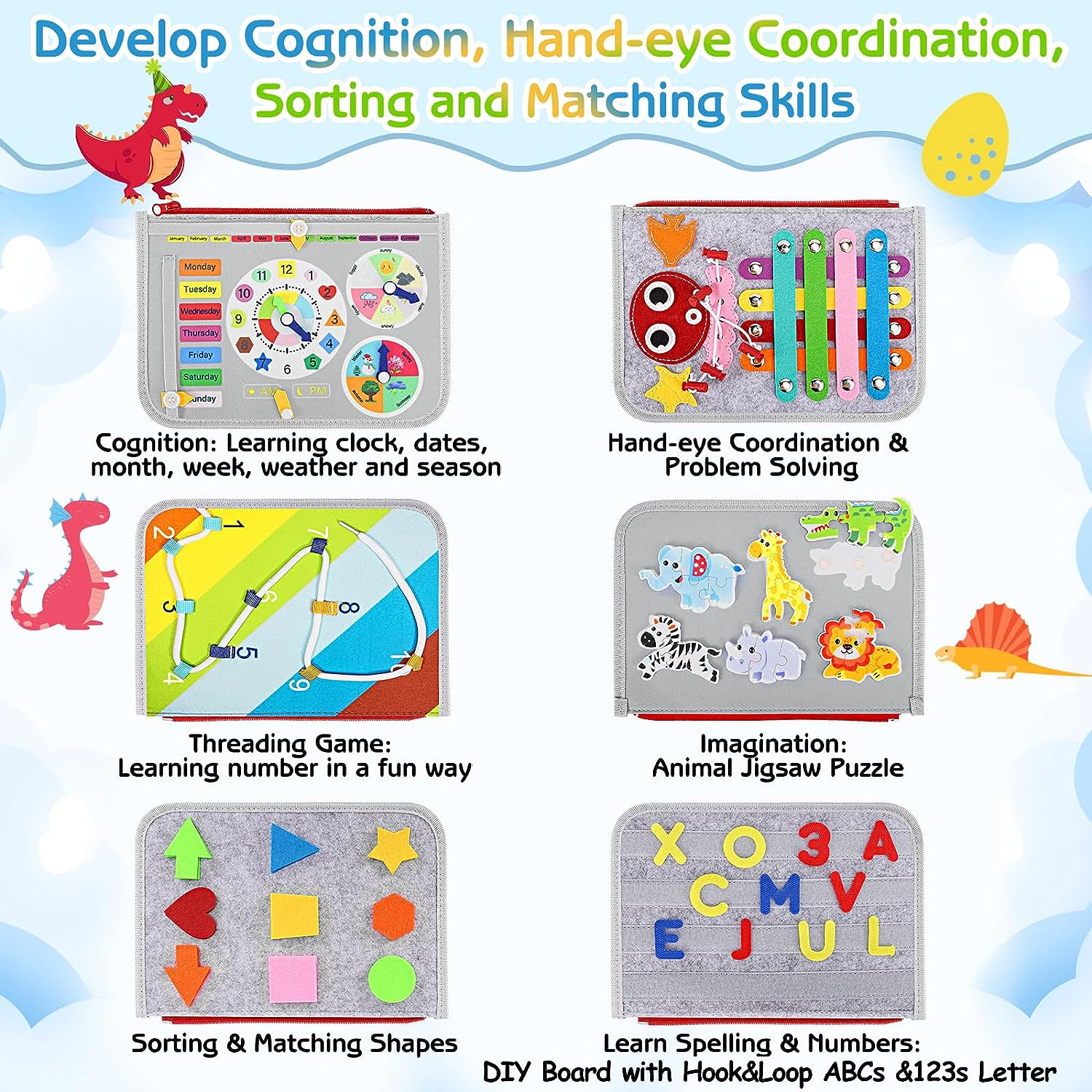 Maliben | 3d Print Board & Pin Board Bag - For Creative Senses Development