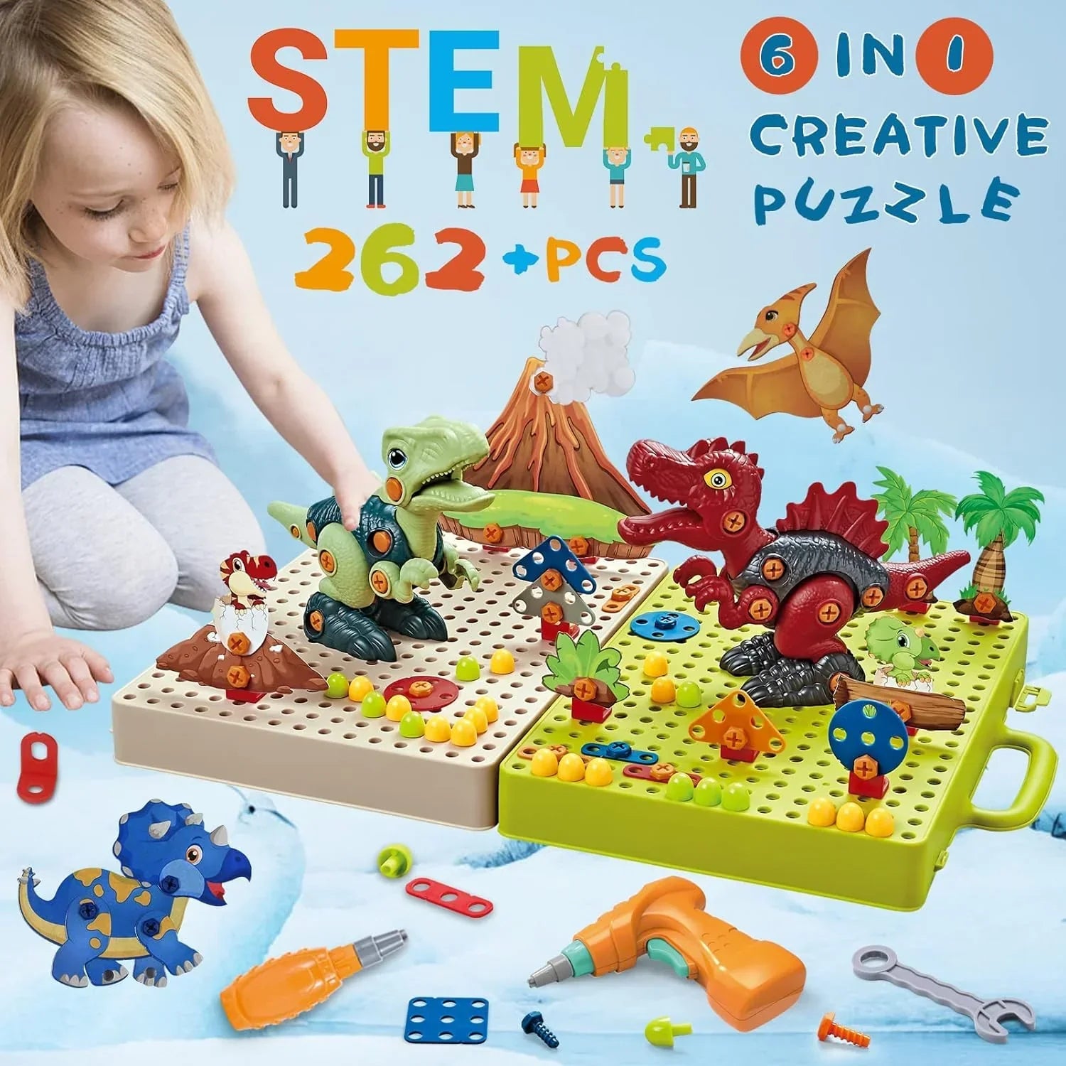 Maliben | Dino Builder Set