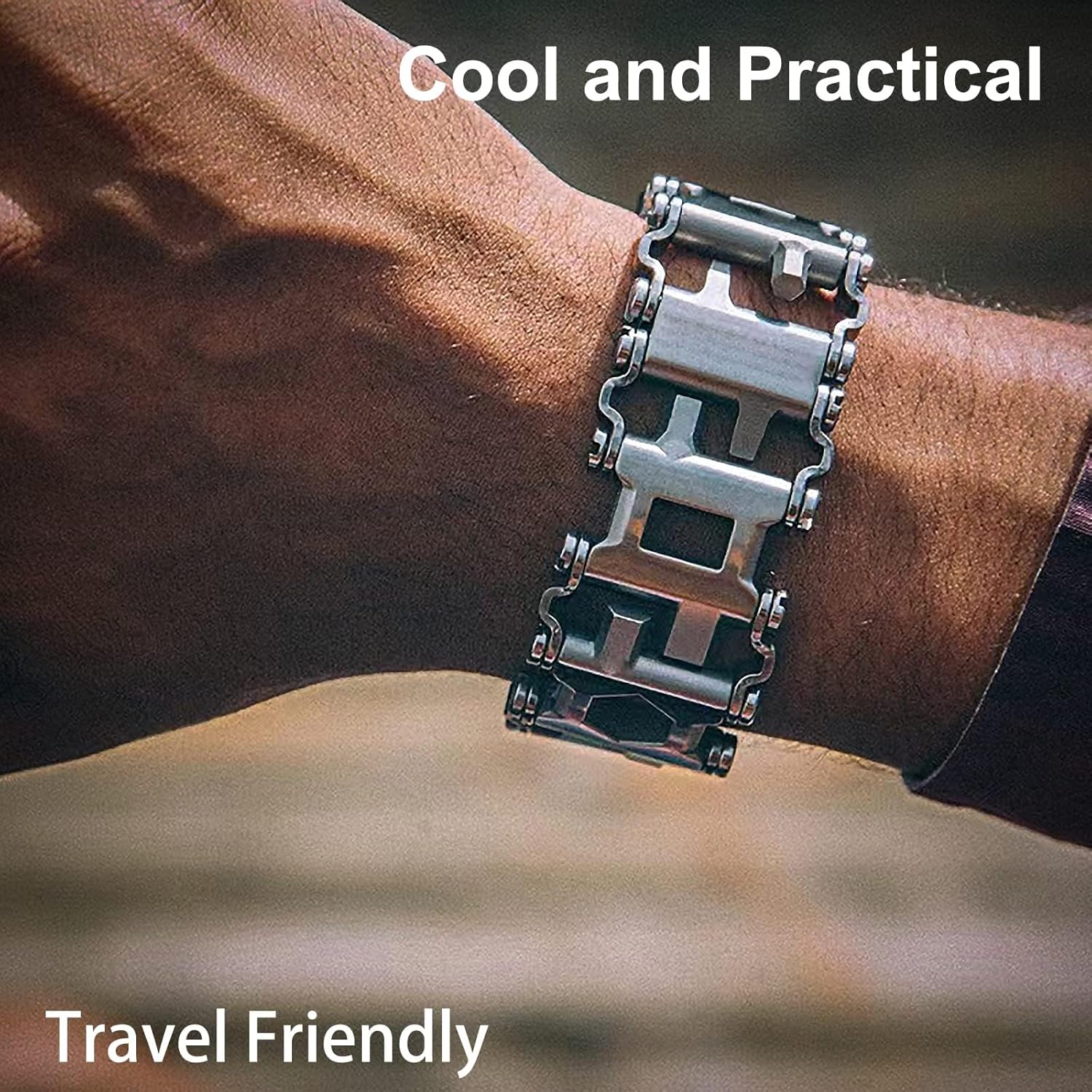 Maliben | 29-In-1 Stainless Steel Multitool Bracelet