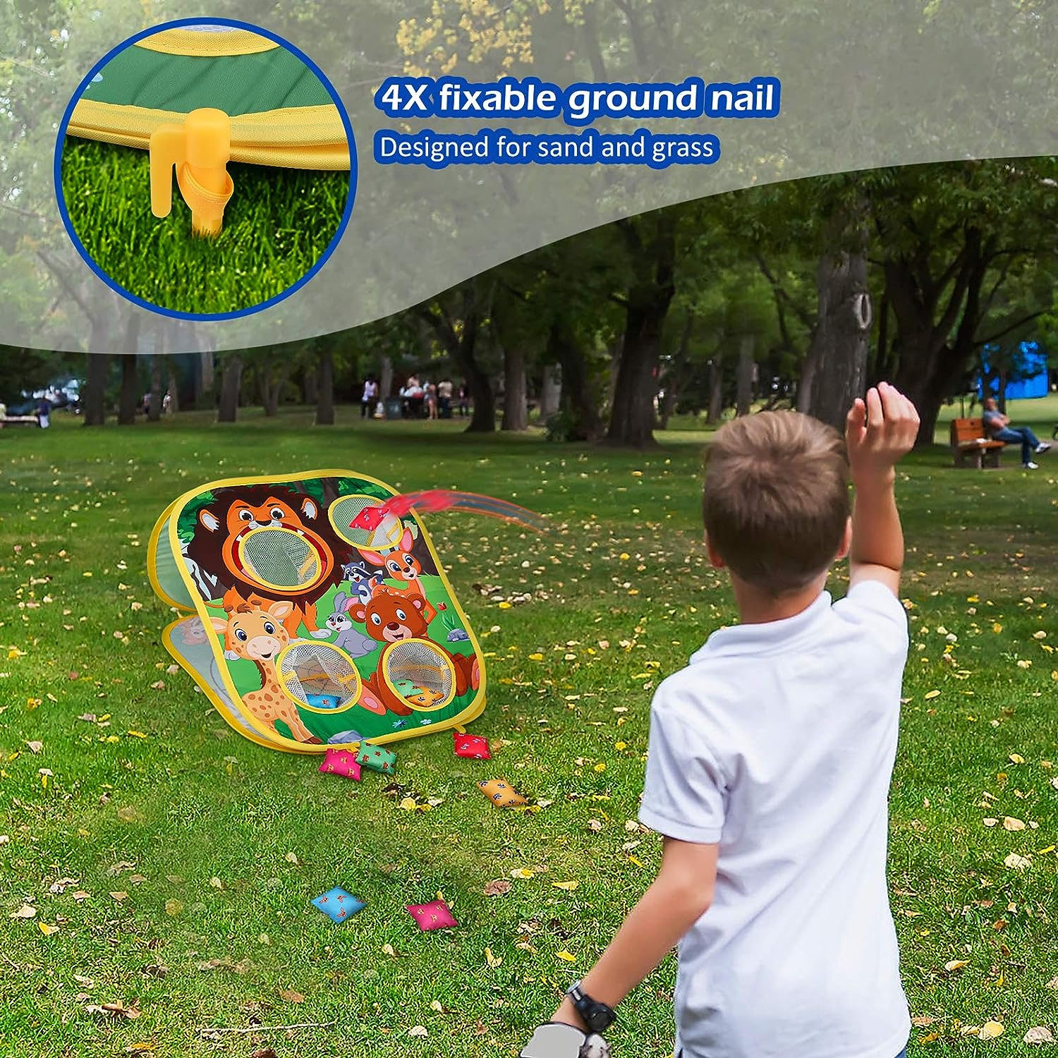 Maliben | Animal SAnd Bag Toss and Throw Game - Experience Endless Play Fun