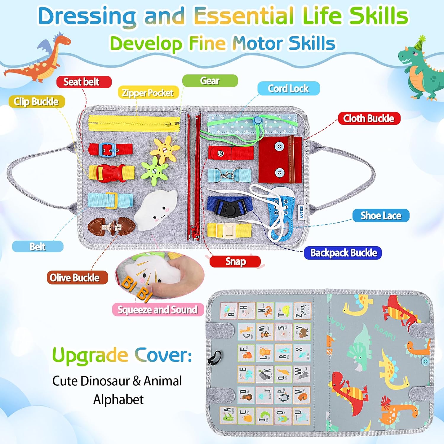 Maliben | 3d Print Board & Pin Board Bag - For Creative Senses Development