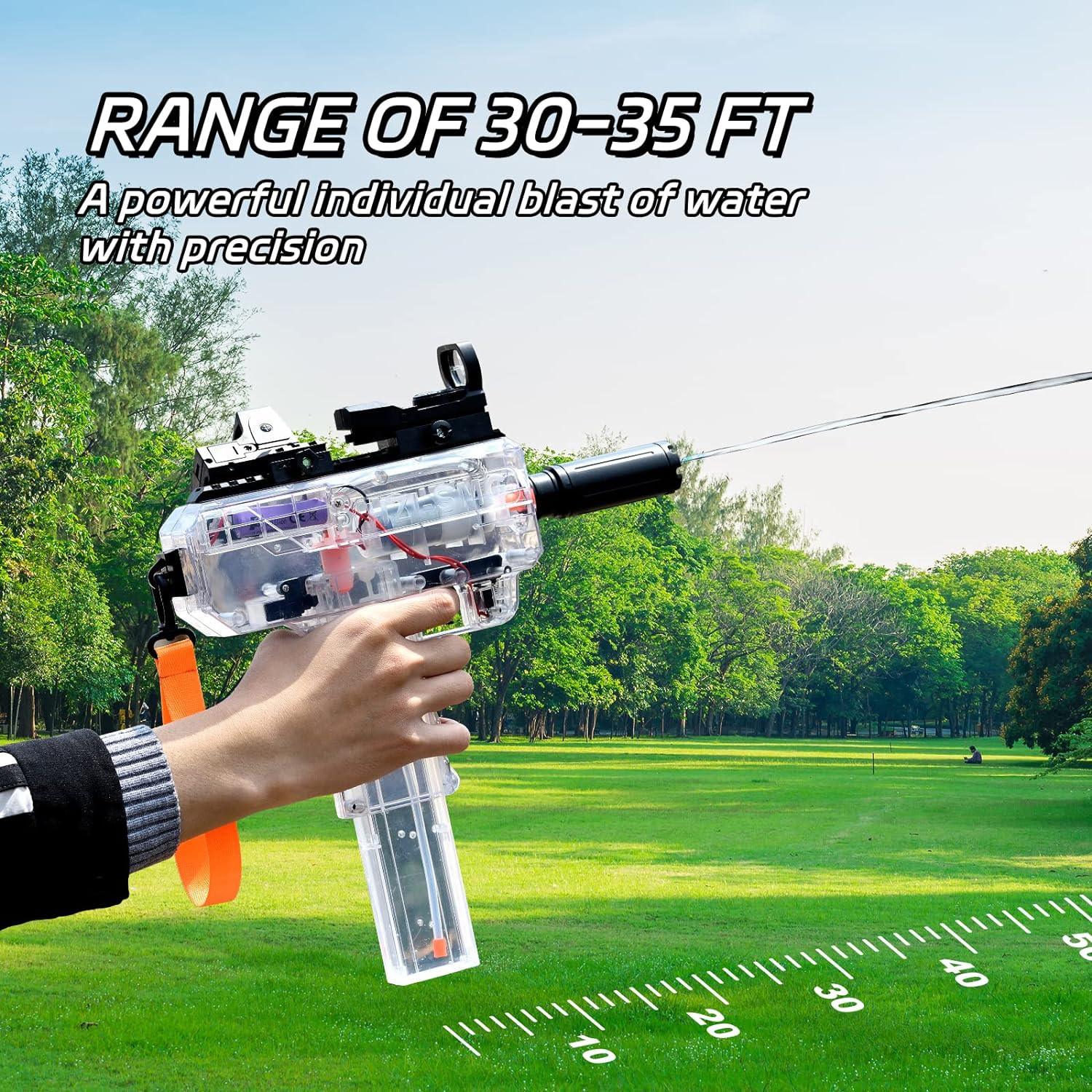 Maliben | Uzi Transparent Automatic High-Speed Water Gun