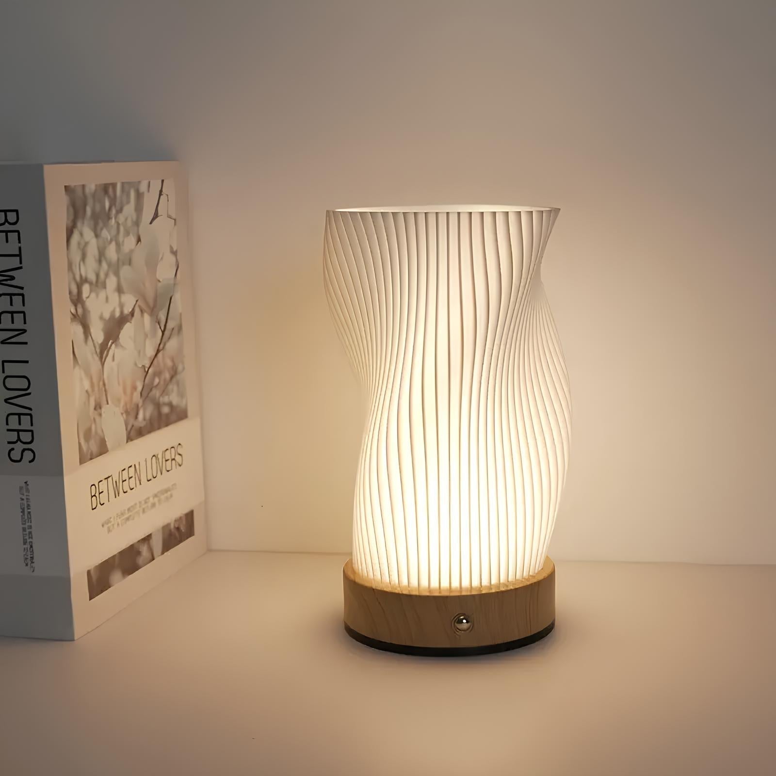 Maliben | Dimmable Wavy Design Lamp Modern