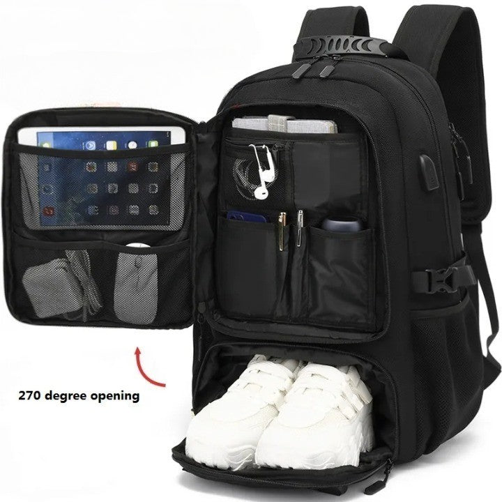 Maliben | Techtrek Pro Backpack - Backpack With Practical Usb Charging Port
