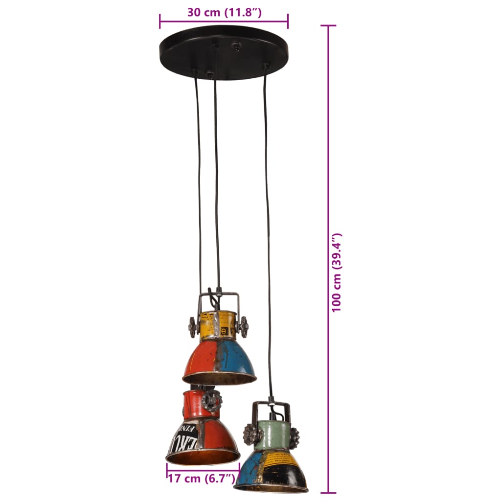 Maliben | Unique Triangular Ceiling Lamp - Industrial Atmosphere For Your Interior