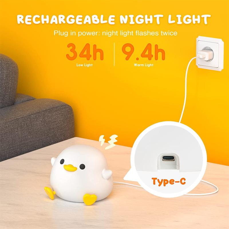 Maliben | Duckielight | Calming Night Light For Better Sleep - Dimmable Children's Lamp