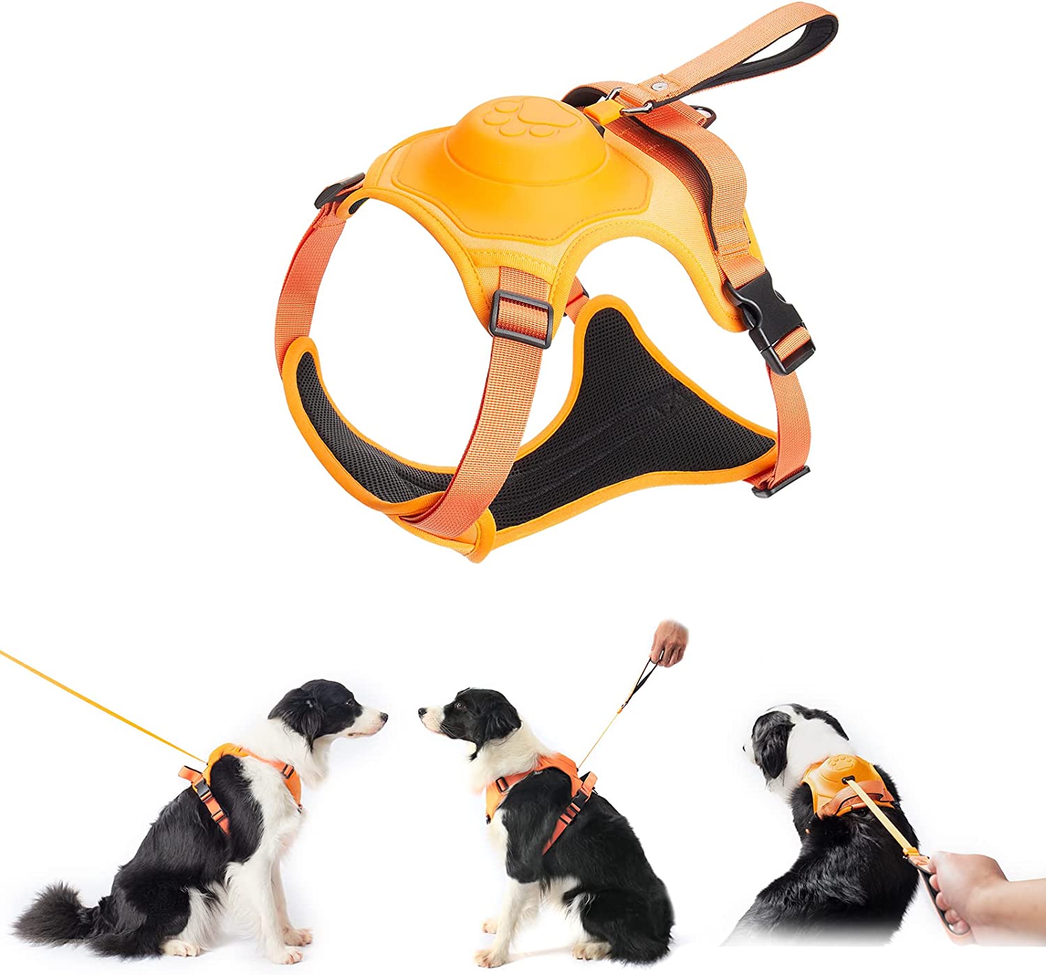 Maliben | mamymarket™ - Dog Harness and Retractable Leash Set All-in-One
