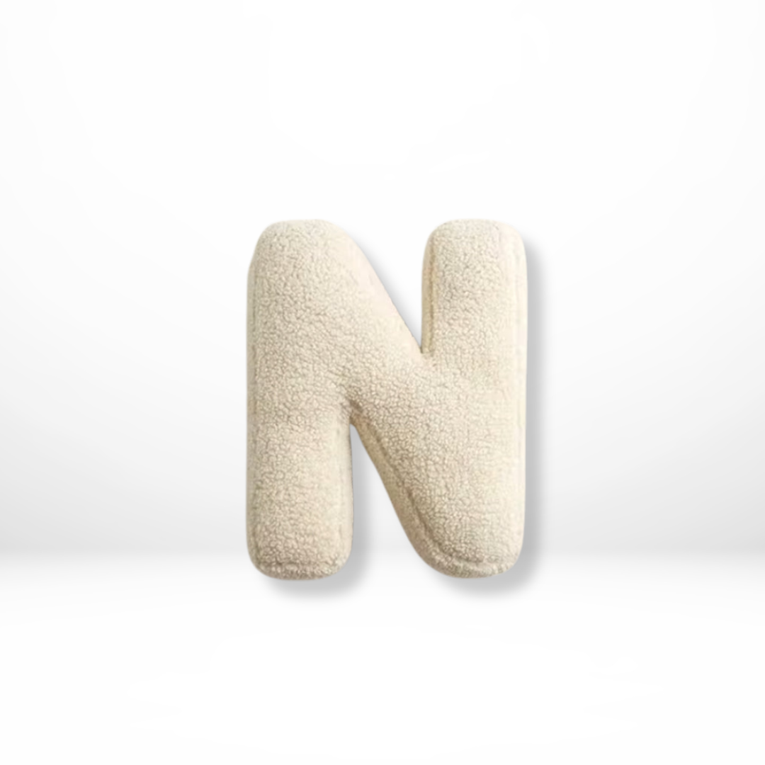 Maliben | Velvet Alphabet Decorative Cushion With Letters A To Z