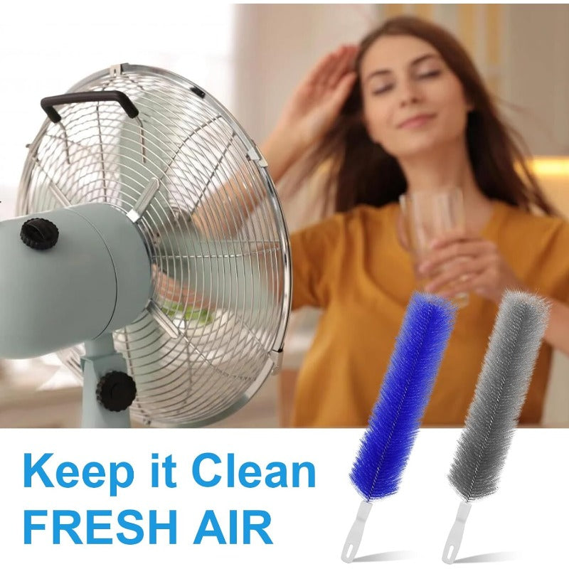 Maliben | Flexible Microfiber Fan Duster Brushes – Reusable Cleaning Tools For Blades, Vents & Blinds