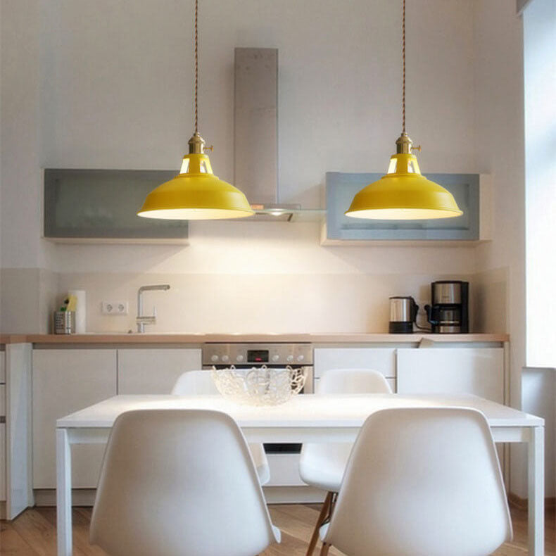 Maliben | Colorful Dimmable Pendant Light Industrial Unique Style