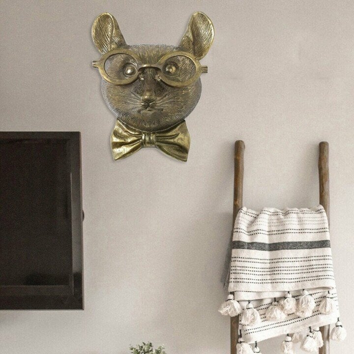 Maliben | Artbeest Animal Head Wall Decor – Hand-Painted Playful Figures Made Of Resin