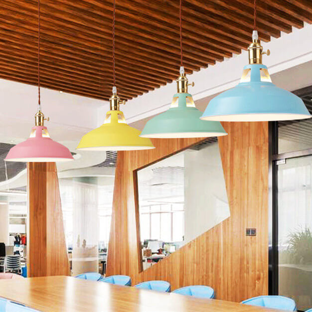 Maliben | Colorful Dimmable Pendant Light Industrial Unique Style