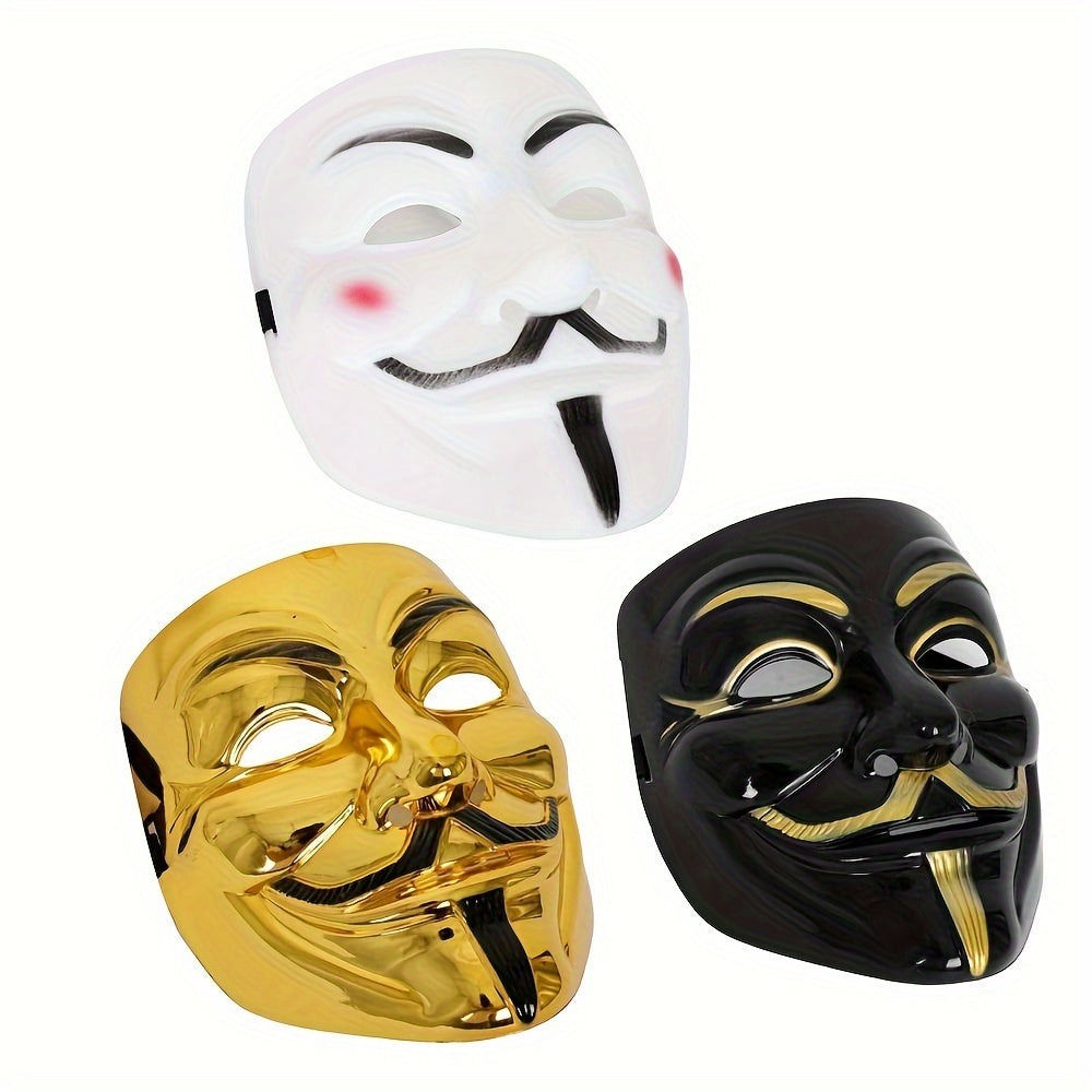 Maliben Anonymous Halloween Mask — Full-Face Cosplay Mask