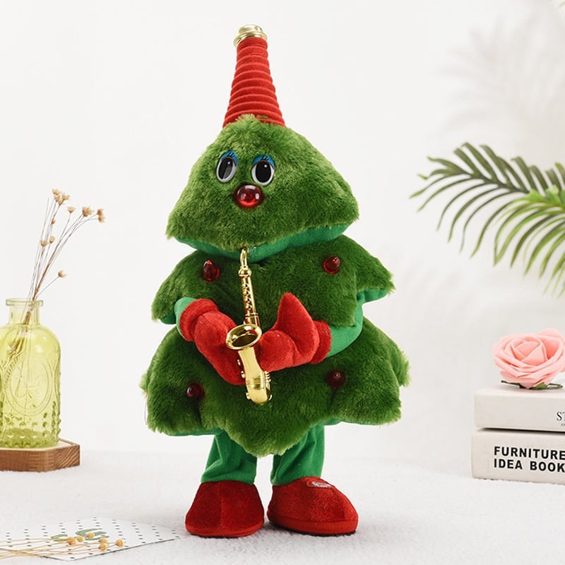 Maliben | Christmas Singing & Dancing Plush Toy | Animated Holiday Decoration | 38–40cm