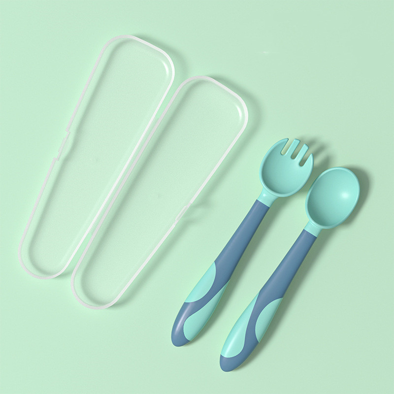 Maliben | Children's Spoon And Fork Set – Non-Slip Baby Cutlery With Ergonomic Grip