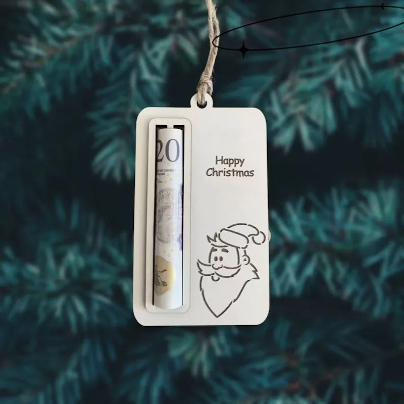 Maliben | Christmas Money Clip Decoration Made Of Wood