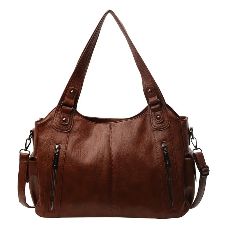 Maliben | Women’S Classic Multi-Compartment Shoulder Bag – Alma