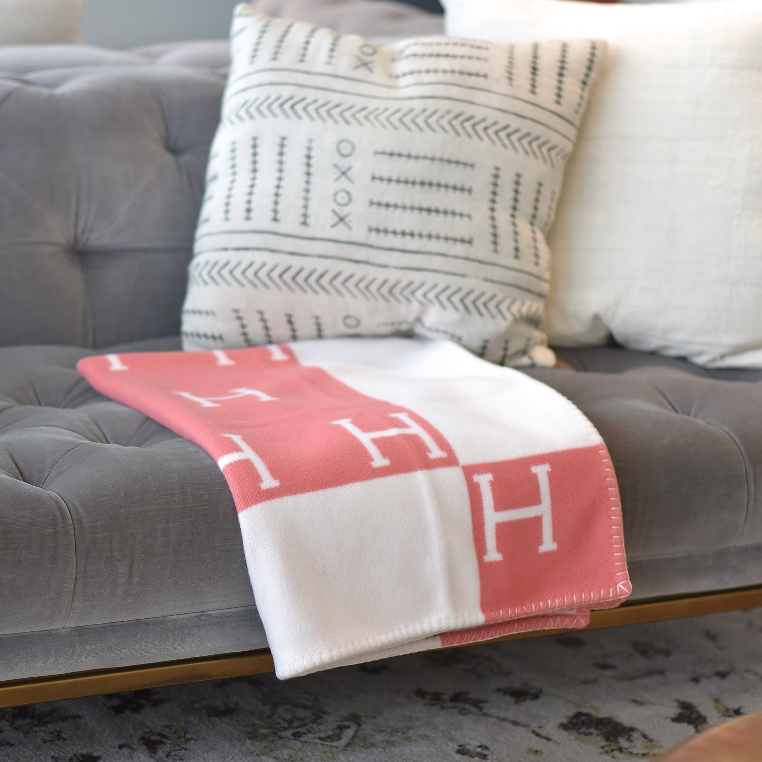 Maliben | Elegant Wool-Cashmere Blanket For Luxury Home
