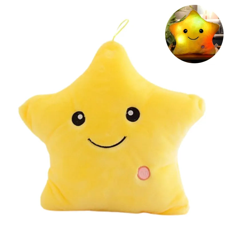 Maliben | Bright Led Star Cuddly Pillow For Kids