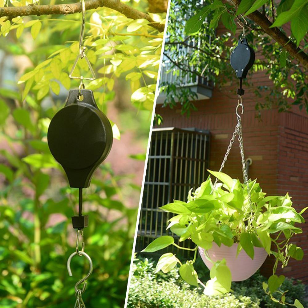 Maliben | Retractable Hook, Plant Pulley For Garden Pots And Bird Feeders