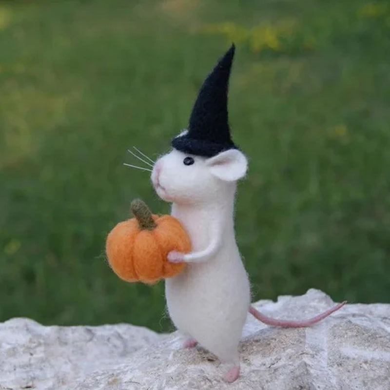 Maliben | Felt Mouse Halloween Ornament