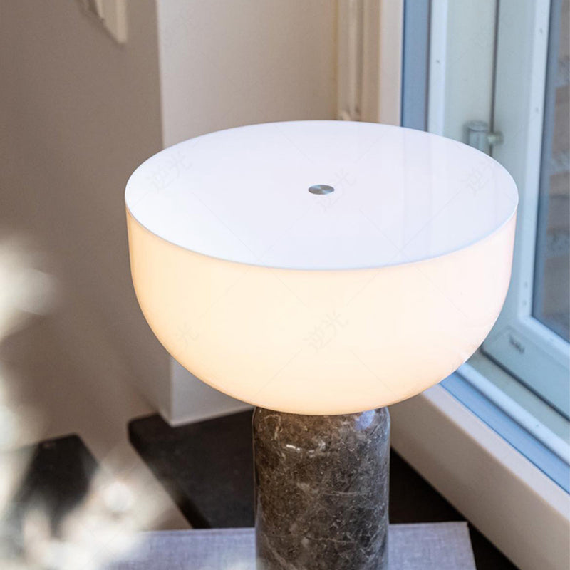 Maliben | Marbleluxe Lamp - Luxurious Marble Table Lamp With Golden Accents