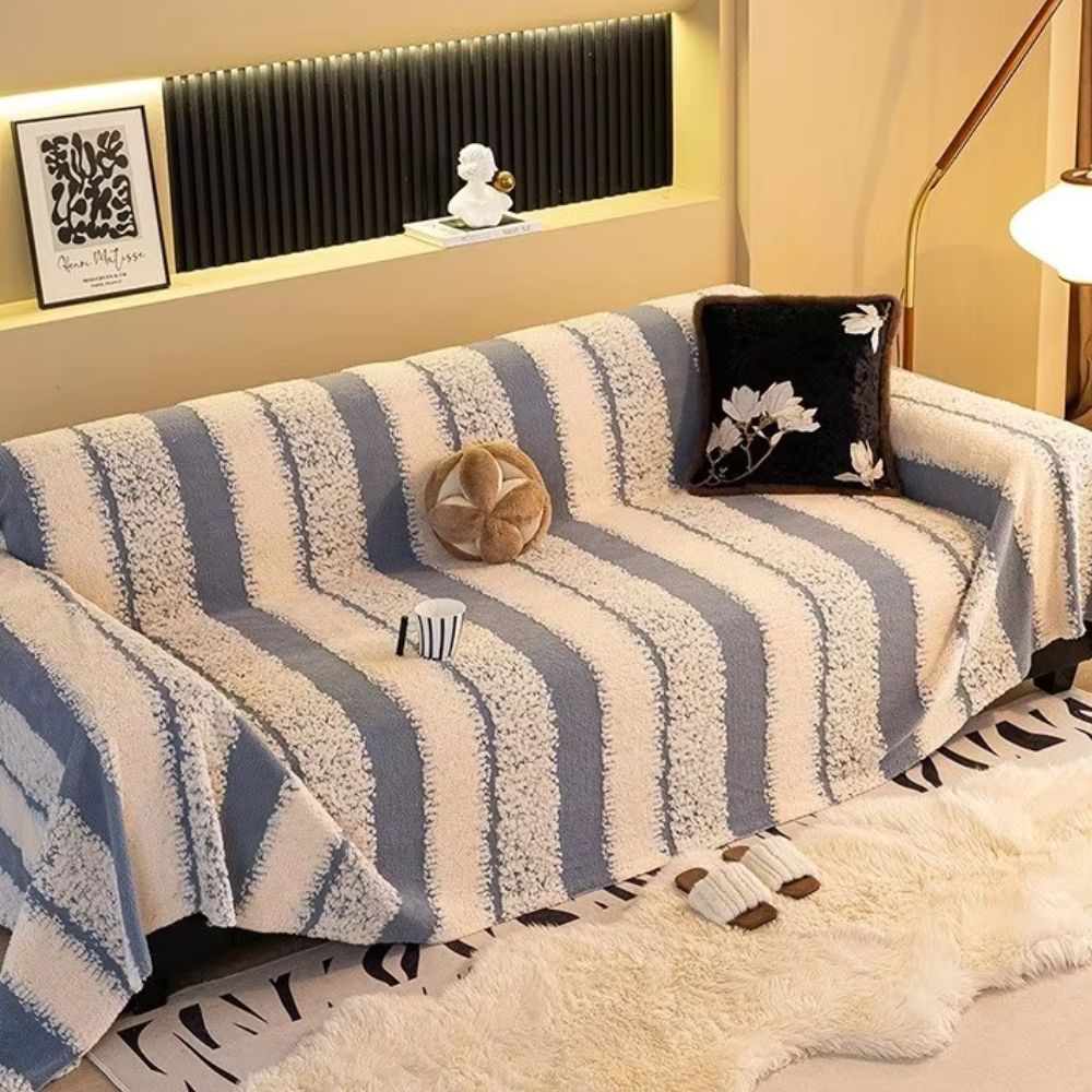 Maliben | Striped Haven Sofa Cover