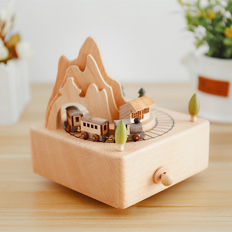 Maliben | Handmade Wooden Rotating Music Boxes