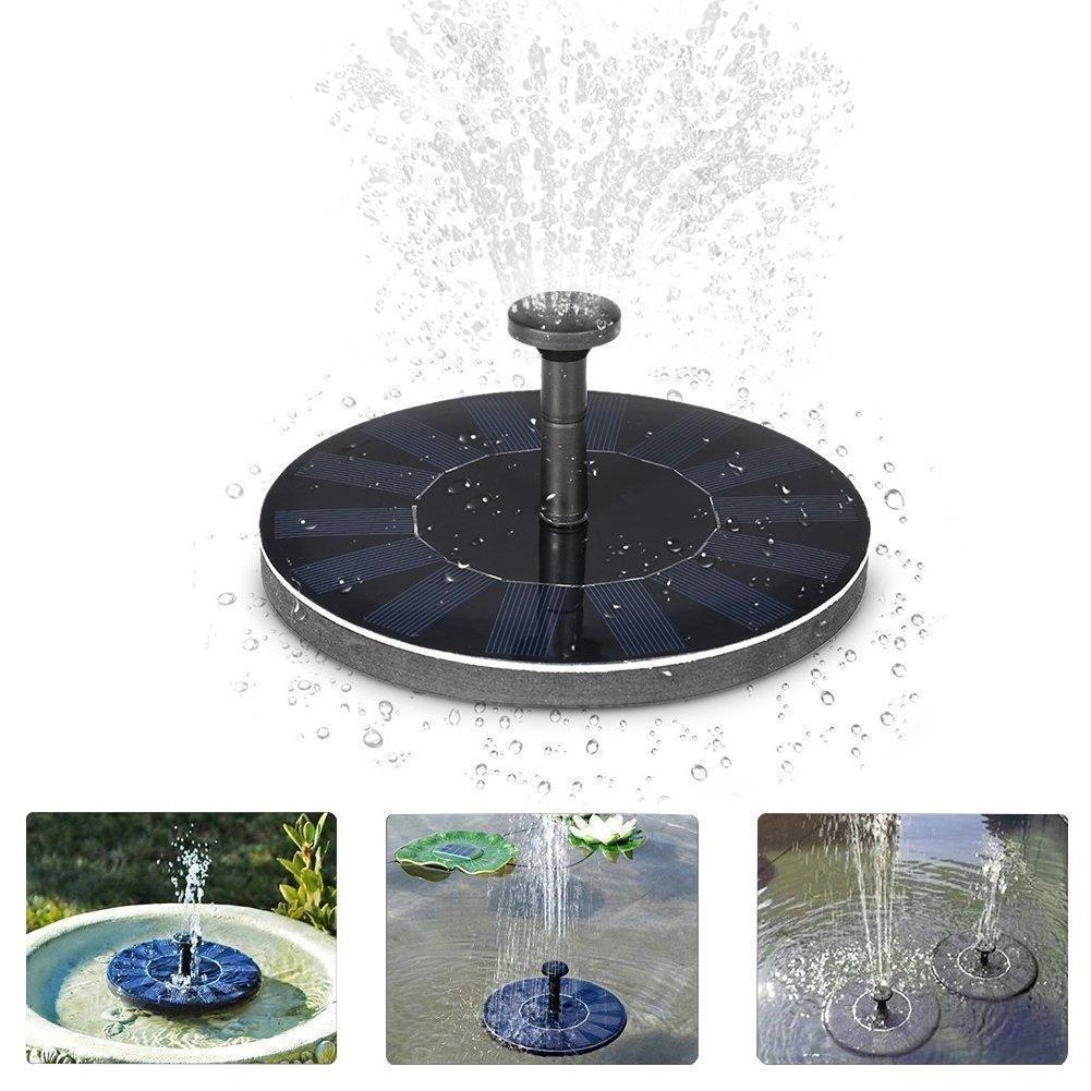 Maliben | Solar Energy Fountain Pump Watersoft – FOr Pond, Birdbath or Garden Decoration