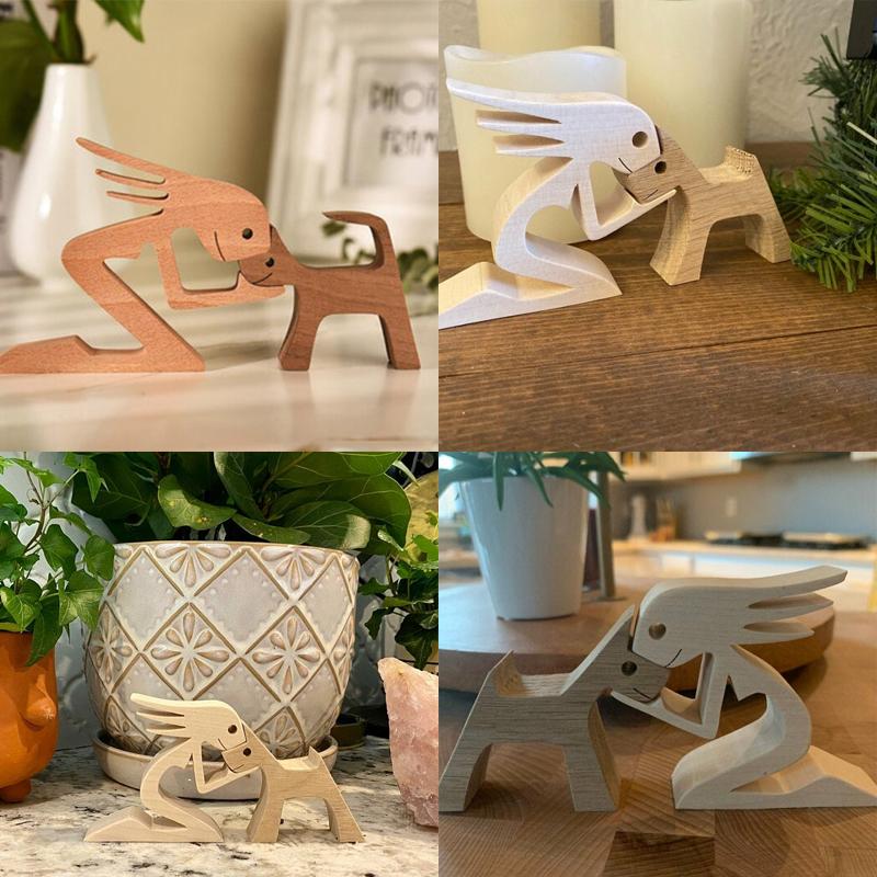 Maliben | Animal Lover Wooden Sculpture Table Decoration