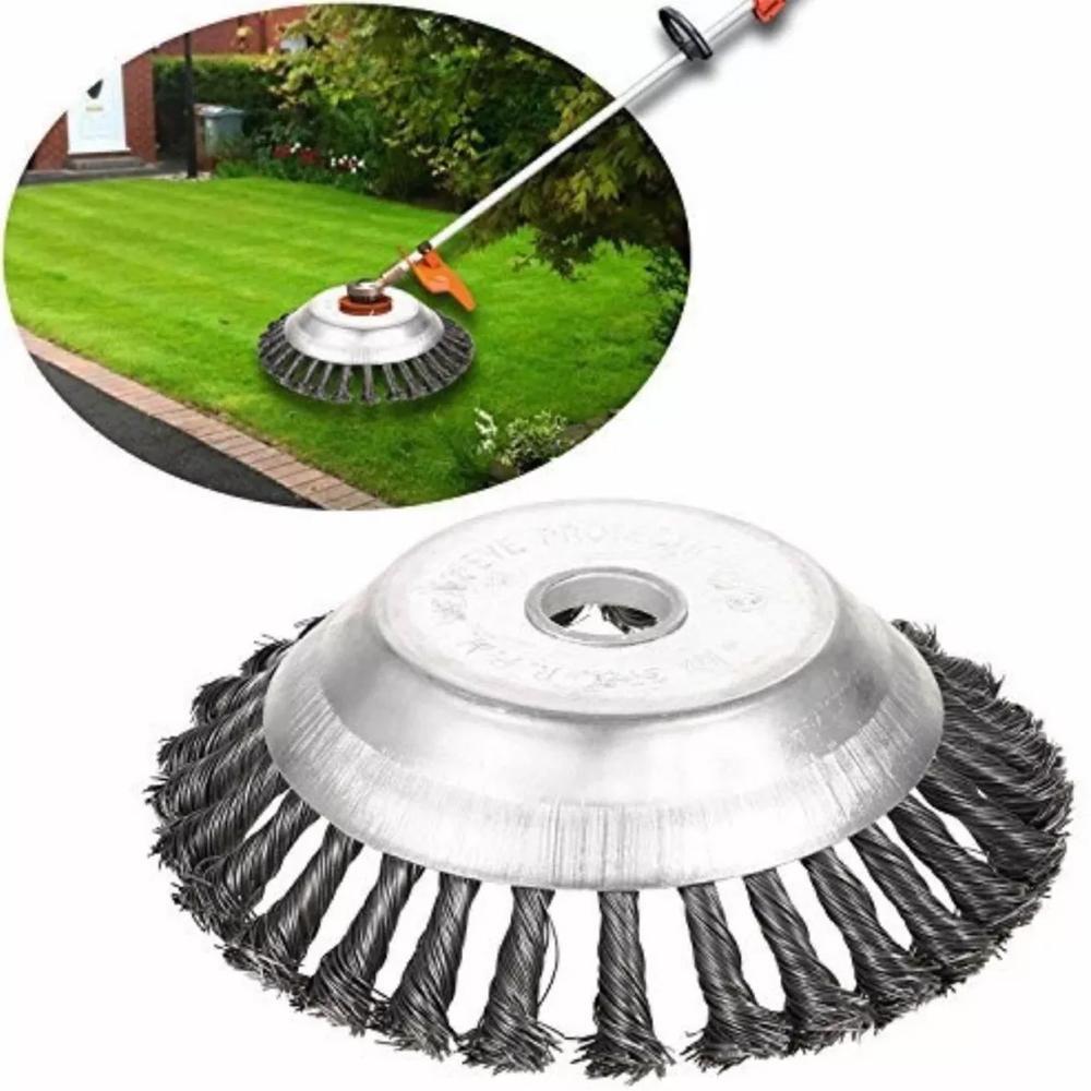 Maliben | Round Twist Wire Wheel Brush For Brushing / Weed Cutting