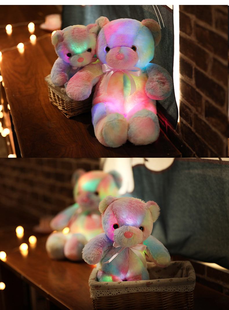 Maliben | Glowbear | Colorful Led Light Teddy Bear Plush Toy Christmas Offer