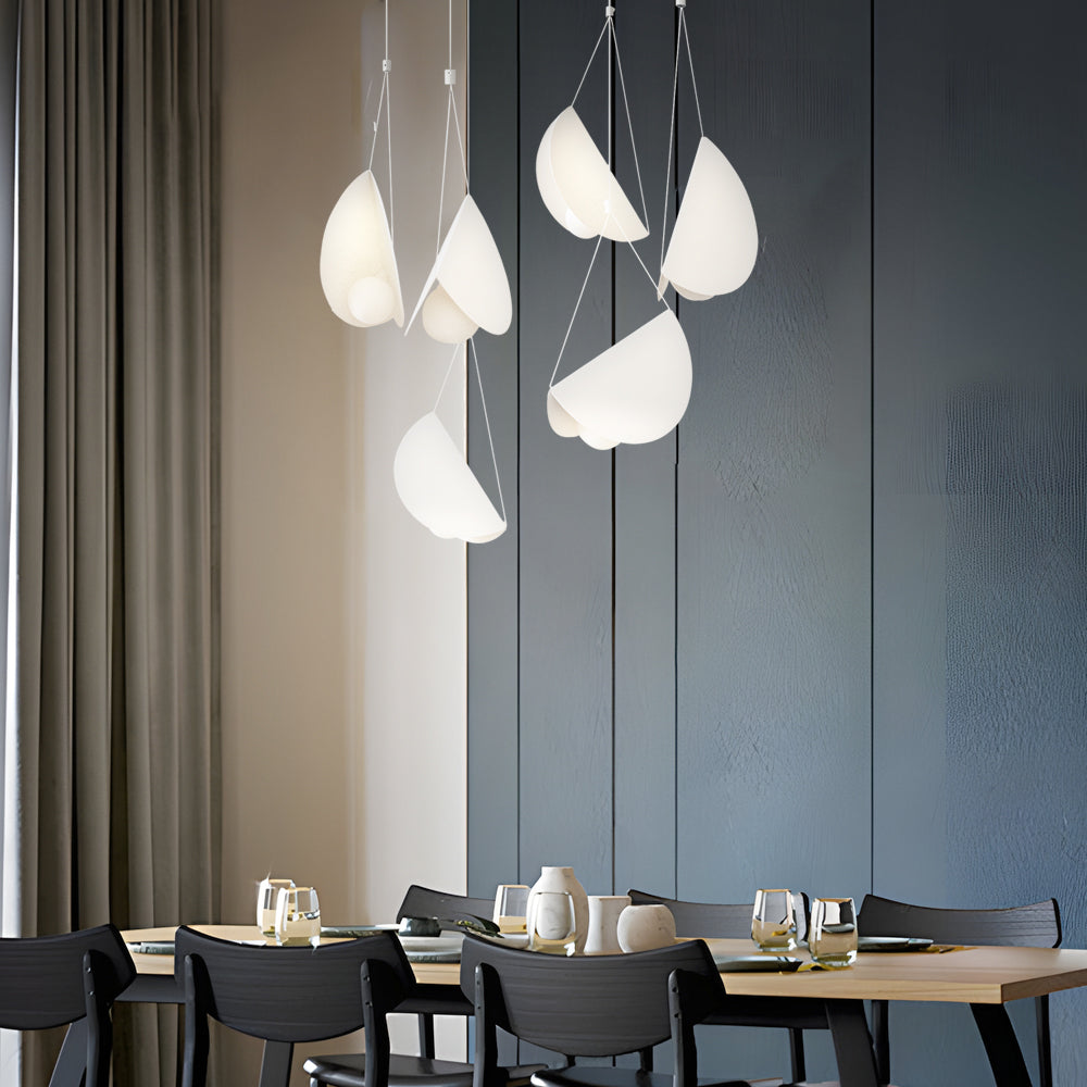 Maliben | Pureluxe Pendant - Slim White Linear Pendant Light