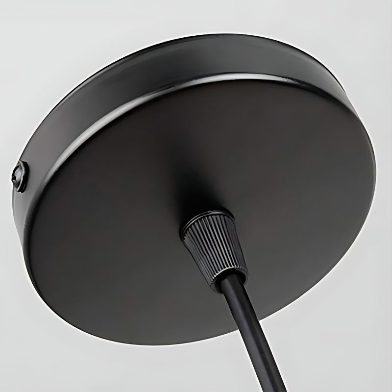 Maliben | Ironsphere Pendant - Black Industrial Iron Pendant Light For Modern Interiors