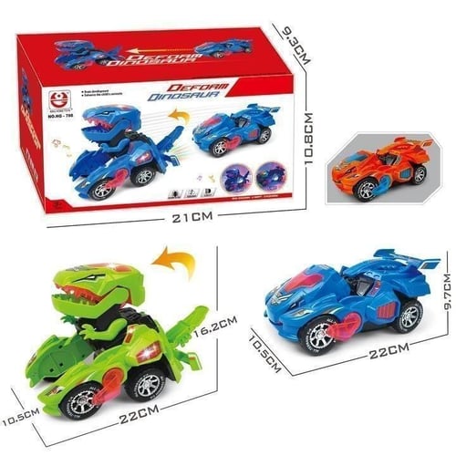 Maliben | Transforming Dinosaur Toy Car | Best Automatic Transformer Toy Car - Stimulates Creative Play