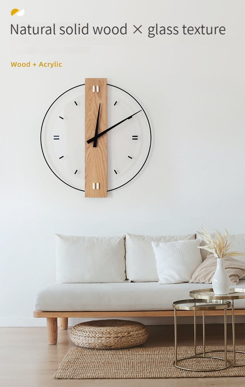 Maliben | Solid Wood Nordic Wall Decoration Clock 40cm