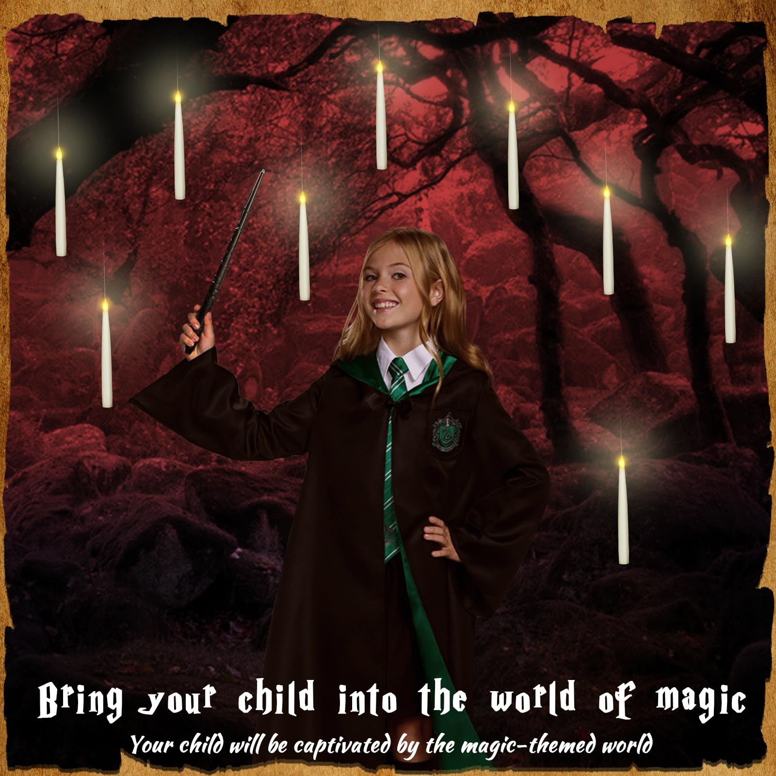 Maliben | Lumos Magic Candles With Wand