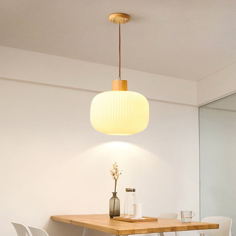 Maliben | Vintagelight - Stylish Wood And Glass Pendant Lamp