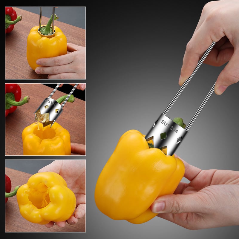 Maliben | 🍅304 Stainless Steel Multi-Use Core Remover🍎