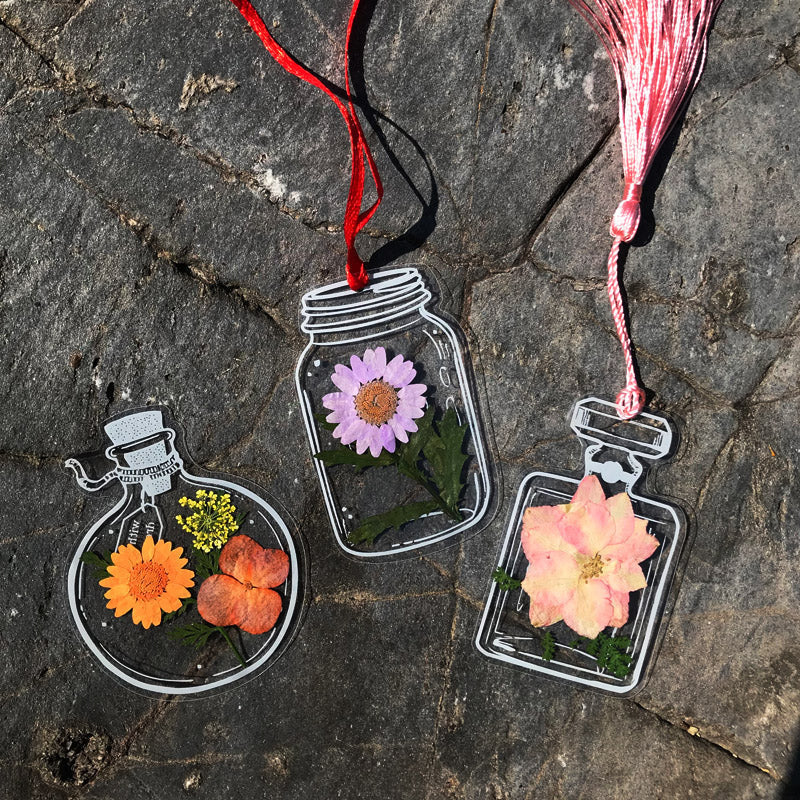 Maliben | Transparent Dried Flower Bookmark