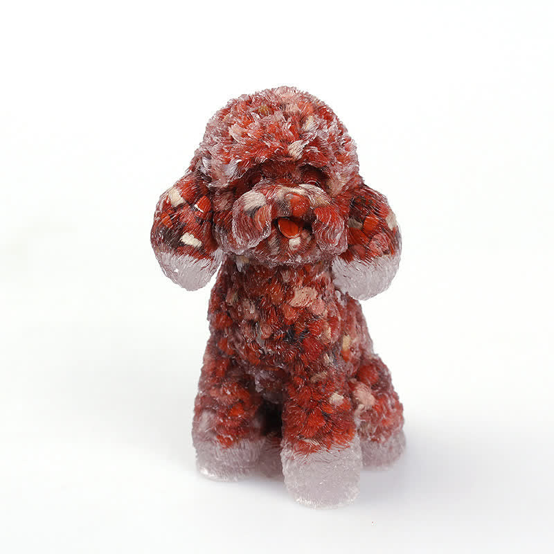 Maliben | Natural Crystal Poodle Gemstone Decoration