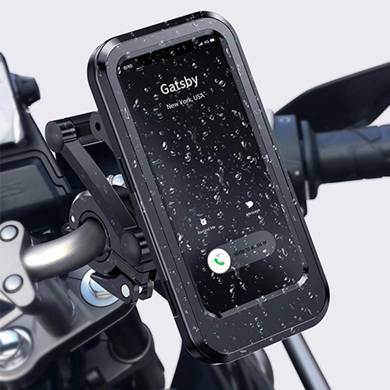 Maliben Bike Phone Mount with Power Bank — 15W, Waterproof