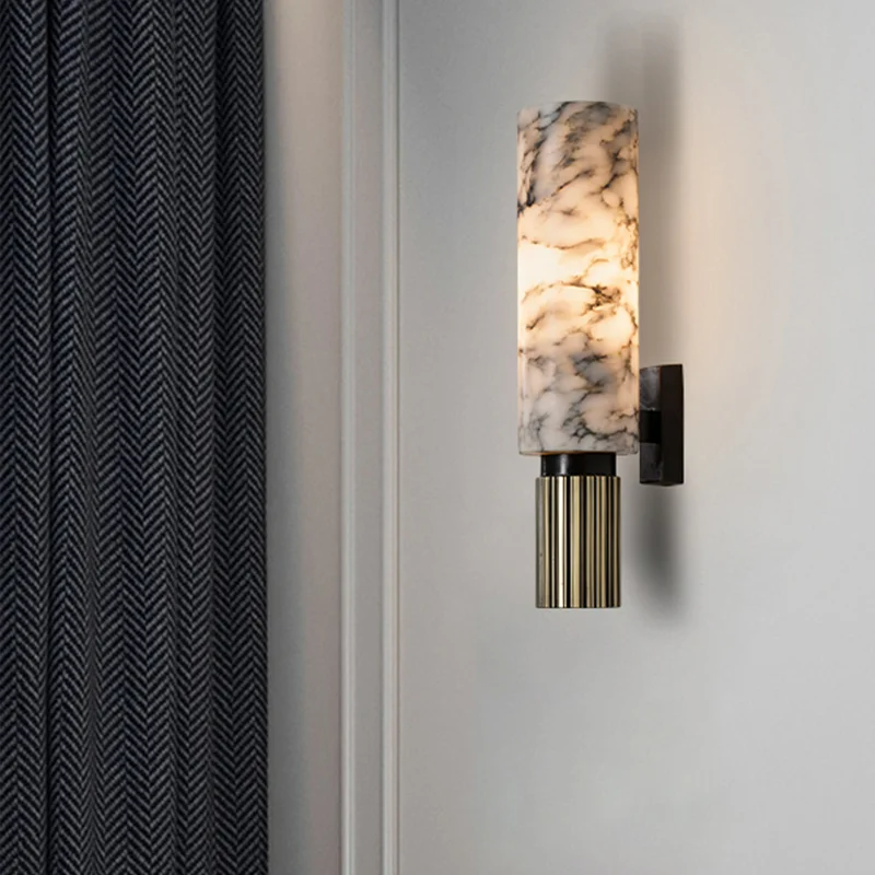Maliben | Stylish Marble Wall Lamp - For Luxury And Atmospheric Interior