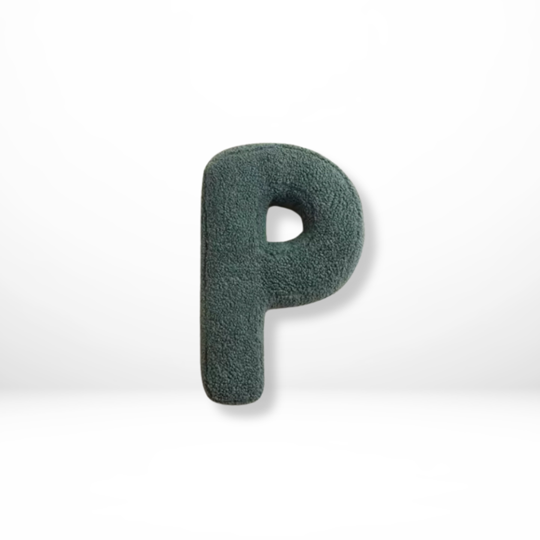 Maliben | Velvet Alphabet Decorative Cushion With Letters A To Z