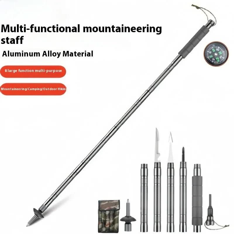 Maliben | Tactical Hiking Pole With Multi-Tool Function For Outdoor & Emergencies
