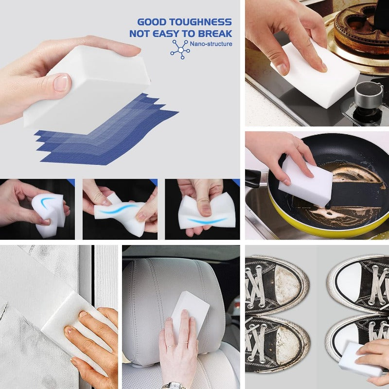 Maliben | High-Density Melamine Cleaning Sponges