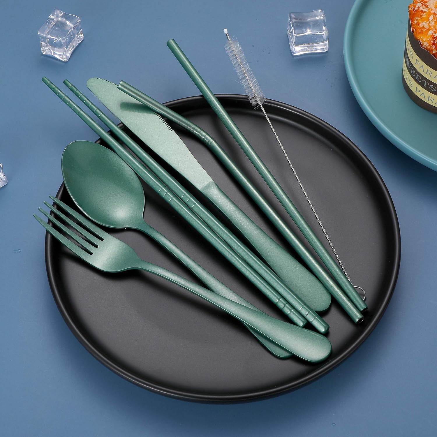 Maliben | Cutlery Set Gocutlery | 4-Piece For On The Go | Stainless Steel & Bpa-Free | With Transport Case