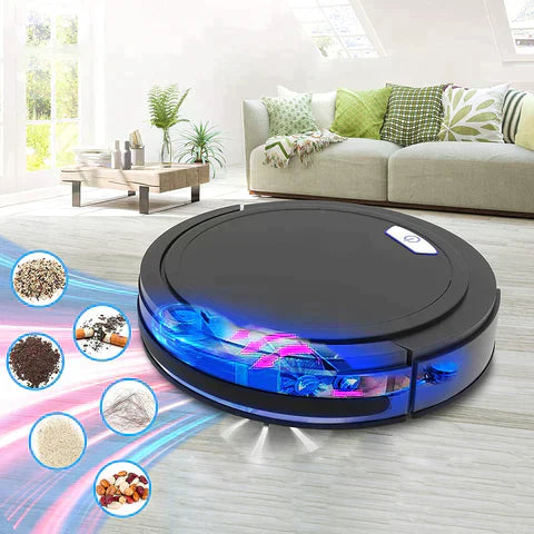 Maliben | Cleanoro S6 Robot Vacuum Cleaner | Compact & Intelligent | For Pet Hair, Hard Floors & Carpets | 2h Runtime