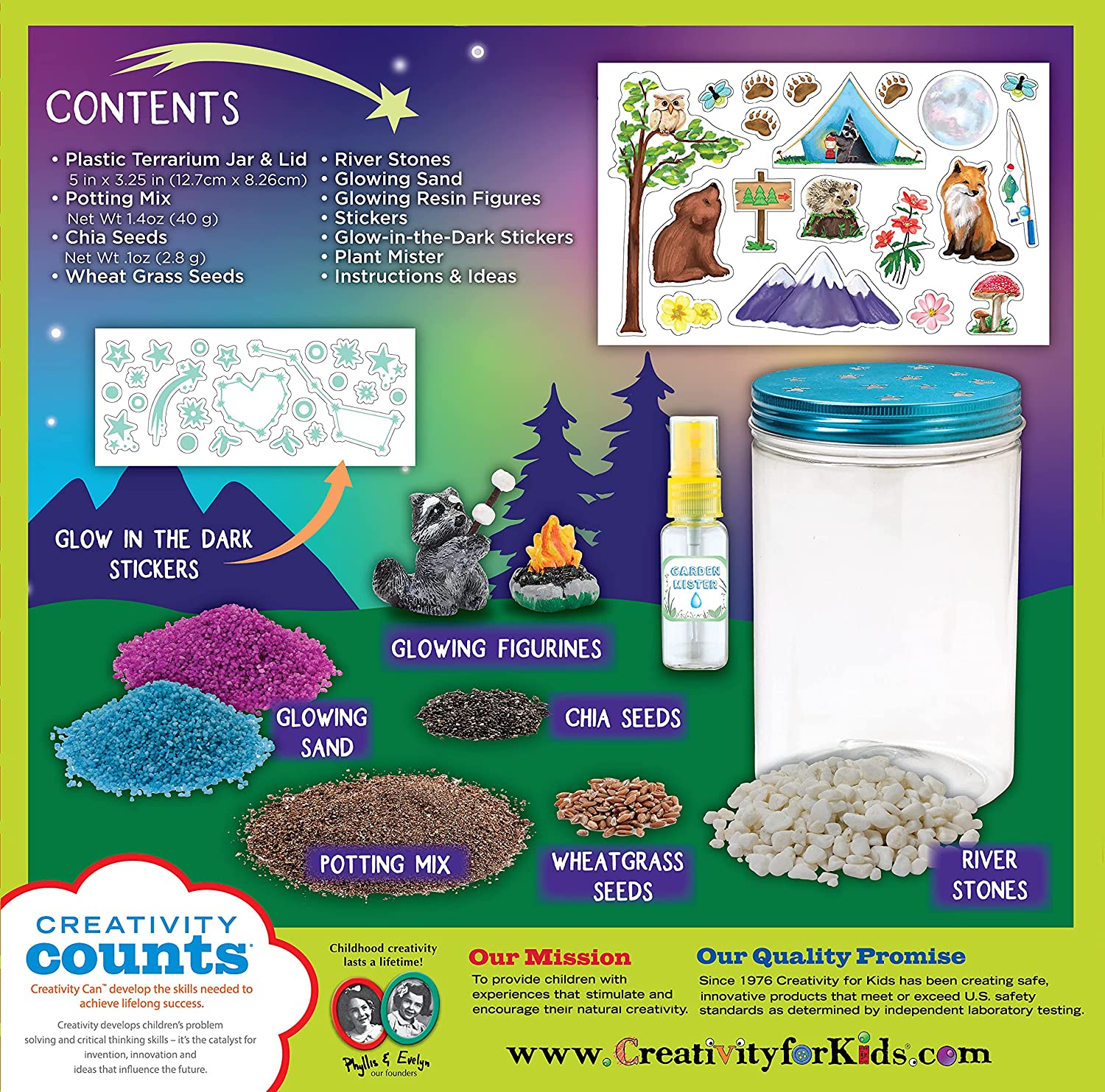 Maliben | Plant Growing Kit Colourful Terrarium Set